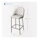 thumbnail image 5 of Sillas Altas Tapizadas para Barra de Cocina - Asiento Suave de Tela y Patas de Acero - Banco Desayunador Elegante para Uso Interior y Decoración del Hogar Set de 2 Sillas (Taupe), 5 of 10