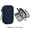 Blue, variant on RYZNBY Black Travel Cable Organizer Bag Electronic Organizer Pouch Bag Electronic for Cable, Cord, Charger Accessories Double Layers Portable Carry Case