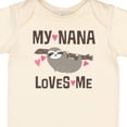 thumbnail image 4 of Inktastic My Nana Loves Me Sloth Girls Baby Bodysuit, 4 of 5