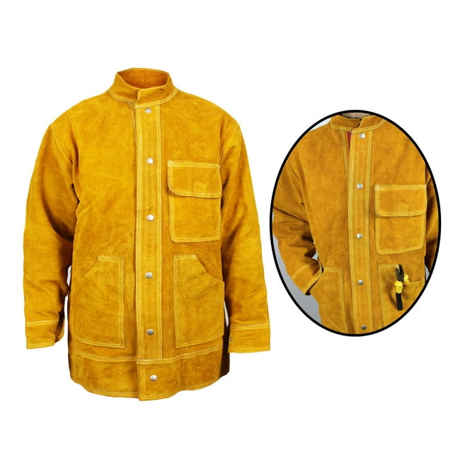 Ropa de Soldadura Mangas Largas Resistentes a Las Llamas Camisas Corporales Resistentes Calor Retardante de Fuego Tienda Cómoda Eléctrico - XXXL Macarena Ropa de soldadura