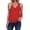 Coral Color, variant on Womens Tank Casual V Neck Summer Spring Beach Vacation Tank Loose Fit Cute Fashion Sleeveless Tops Emerald Green M