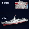 thumbnail image 4 of JMLIANG Kit de Modèle de Navire Militaire DIY Métal 055 Destroyer Non Assemblé Modèle à l'Échelle 18cm pour Collectionneurs Amateurs, 4 of 9