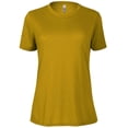 thumbnail image 2 of Delta Platinum Ladies Slub Short Sleeve Crew Neck Tee, 2 of 2