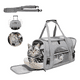thumbnail image 1 of Mochila Transportadora Y Gato Perro Transpirable Y Plegable Xtellar gris, 1 of 4