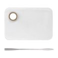 thumbnail image 4 of Eye Shadow Mixing Palette, Transparent Makeup Mixing Tray Palette Reusable Lightweight With Spatula For Lipstick For Beauty Salon For Pigment, 4 of 8