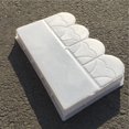 thumbnail image 3 of OULII Cement Brick Mold Plastic White With Garden Decoration 1Pack, 3 of 8