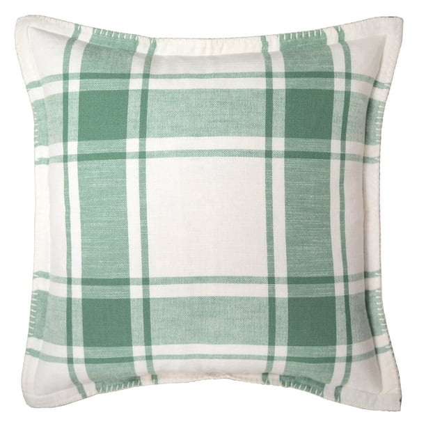 Better Homes & Gardens Reversible Plaid Decorative Pillow, 20'' x 20