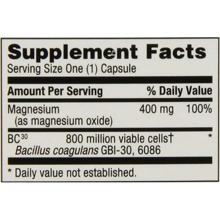 Probiotic Constipation Relief Capsule, 30 Count, 36/carton