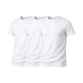 thumbnail image 1 of Camiseta interior Fruit of the Loom Crew Tee para hombre, paquete de 3, color blanco, 1 of 3