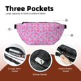 thumbnail image 4 of Naloa Donuts Print Running Belts for Men Women,Running Fanny Pack with 2-Zipper Pockets,Waterproof Waist Pack for Travel Hiking Running Outdoor Sports, 4 of 8