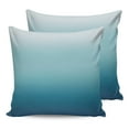 thumbnail image 7 of Outdoor Throw Pillow Cover Ombre Teal to Gray Gradient Waterproof Cushion Covers 2 Pack Modern Abstract Art Pillow Cases Home Decoration for Patio Garden Couch Sofa, 7 of 7