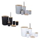 thumbnail image 5 of Cateissary De accesorios de baño negros, soporte para cepillo de dientes, contenedor, dispensador de jabonera, vaso, escobilla de baño, juego de Juegos de accesorios de baño Numero 3, 5 of 6