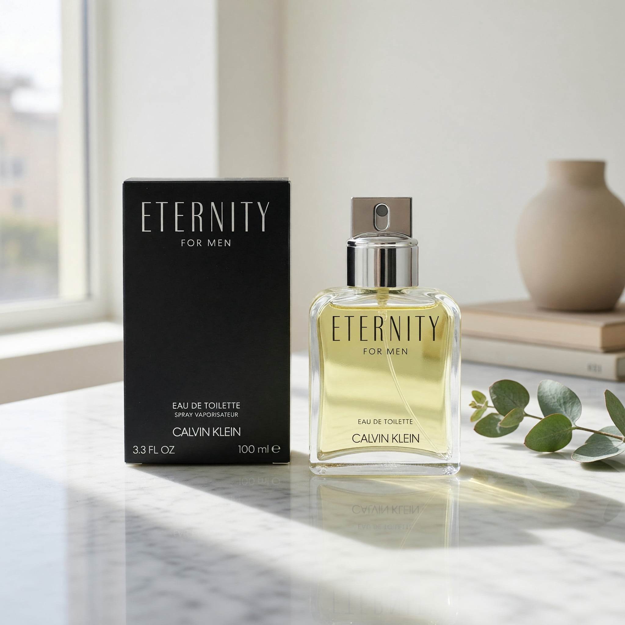 Calvin Klein Eternity Cologne Perfume, 3.3 OZ EDT for Men