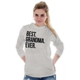 thumbnail image 4 of Best Grandma Ever Nanna Gigi Nan Cute Women's Long Sleeve T Shirt Brisco Brands M, 4 of 6