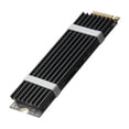 thumbnail image 4 of [Negro] Radiador M.2 NVMe Unidad Estado Sólido SSD Chaleco Enfriamiento Oblea Silicio Térmico Con Tornillos Disipador Calor NGF F2280 (Negro), 4 of 5