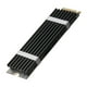 thumbnail image 3 of Radiador de calor del disipador de calor del disco duro de estado sólido M.2 para NGFF NVMe 2280 SSD (negro), 3 of 4