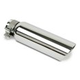 thumbnail image 1 of Embout d'Échappement Style Pince en Acier Inoxydable Chromé 3 Po., 1 of 1