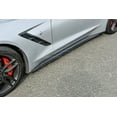 thumbnail image 4 of For 2014-2019 Corvette C7 Base Models | Add On Aero Bottom Line Carbon Fiber Rocker Panel Side Skirts Extension, 4 of 11