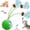 Green, variant on Speedy Tail 2.0 Interactive Cat Toy 2-Pack, Automatic Rolling Ball with Elastic Tail for Indoor Cats, Motion-Activated with Chirping Sound, Rechargeable