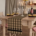 thumbnail image 3 of Vintage Black Star on Buffalo Checkered Table Runner 90 Inches Long,Table Runners Dresser Scarves Western Farm Decorative Tabletop Scarf for Home Kitchen Dining Holiday Party Tables, 3 of 8