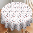 thumbnail image 4 of Nappe Ronde Patriotique du 4 Juillet, Imperméable, Résistante aux Taches, Réutilisable, pour Fête de la Fête de l'Indépendance, Cuisine, Salle à Manger, Déco, 4 of 6