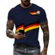thumbnail image 4 of Women's Germany Football Graphic T-Shirt, Men's Soccer Graphic T-Shirt, Casual Short Sleeve Sports Top for Workout for Soccer Tournament 2026 Navy Size: 3XL, 4 of 4