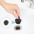 thumbnail image 2 of Fiudx Tapón de Bañera, Tapón de Drenaje Universal de Goma Blanda, Tamaño Ajustable, Diseño Duradero y Seguro, Sellador de Desagües para Lavabos y Bañeras, Material Ecológico, Tamaño 5,5 X 4,7 X 3 Cm, 2 of 7