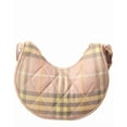 thumbnail image 2 of Burberry Horseshoe Check Quilted Canvas Hobo Bag, 2 of 4