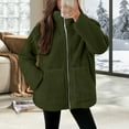 thumbnail image 4 of Pyhlmscde Women's Fleece Warm Thick Leisure Winter Coat, Womens Coats, Puffer Jacket Womens, Winter Clothes for Women, 4 of 6