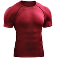 thumbnail image 1 of Camiseta de compresión 2025 para hombre, ropa deportiva de verano, camiseta para correr, camisetas deportivas elásticas de secado rápido, camisetas atléticas para entrenamiento en gimnasio para hombr, 1 of 5
