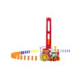 thumbnail image 1 of Muyoka Juego de bloques de dominó de colores para tren dominó, luz de sonido, colocación automática, juguete para regalo educativo DIY para niños Muyoka Hogar, 1 of 7