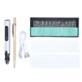 thumbnail image 2 of Engraving Pen Electric, USB Charging Practical Efficient 300mAh Battery Rechargeable Engraving Pen Lightweight Compact  For Glass Silver, 2 of 8