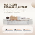 thumbnail image 3 of 10'' Hybrid Mattress Full with Comfort Foam, Innerspring Pillow Top, Full Size Mattress for Pressure & Pain Relief, Soft Feel but Supportive, 3 of 6