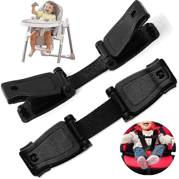 2 piezas de arnés antiescape para asiento de coche, Clip para el pecho del bebé, evita que los niños saquen los brazos de las sillas altas