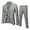 Grey, variant on sususu formal Blazers for Men,Mens Suits 2 Piece,Modern Slim Fit Three Piece Suit Jacket Set for Business Attire and formal Wedding Party Events