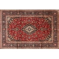 thumbnail image 1 of Ahgly Company Indoor Rectangle Traditional Orange Salmon Pink Medallion Area Rugs, 5' x 7', 1 of 6