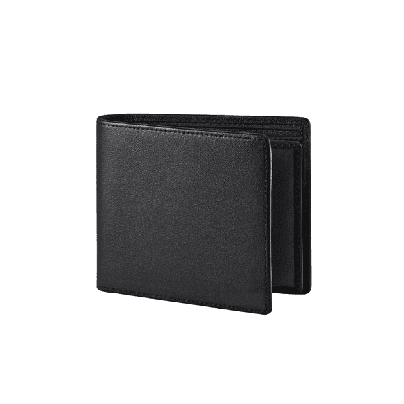 Cartera Para Hombre Billetera Genuina Monederos NEGRO