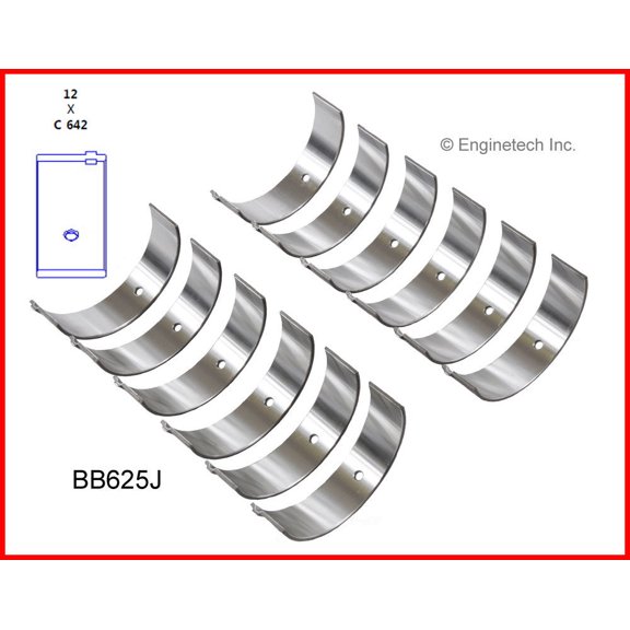 Enginetech BB625JSTD Engine Full Connecting Rod Bearing Set