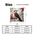 thumbnail image 5 of Woodpecker Throw Pillow Covers - Set of 2 - Unique Patterns, 16x16, 18x18, 20x20 Inches - Bed Pillow Decor for Home for All Occasions, 5 of 6