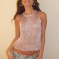 thumbnail image 2 of Sngxgn Women's Camisole Tops Undershirts Spaghetti Strap Tank Top(Pink,M), 2 of 6