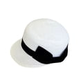 thumbnail image 2 of Wide Brim Sun Hat Boho Beach Outdoor Summer UPF Breathable Design, White, 2 of 5