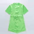 thumbnail image 5 of KYAIGUO Kids Toddler Satin Kimono Robe Baby Solid Color Bath Robes for Wedding Spa Party Sleepwear Bathrobe 1-7 Years Old, 5 of 10