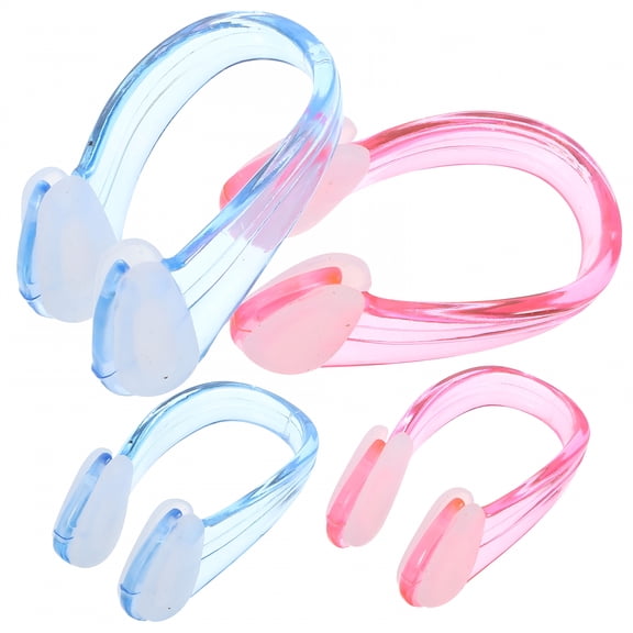 BESTSKY Silicone Waterproof Nose Clip Anti-off Adult Swimmer Gifts Swimming Plugs Clips for 4 Pcs