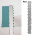 thumbnail image 6 of 3Pcs Cutting Die Metal Paper Tearing Ruler for Scrapbooking Invitations Gift, 6 of 8