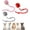 Red+Pink+Gray, variant on Pounce Pal Cat Toy, 2026 Upgrade Pouncepal Cat Toy USB Charge, 360° Smart Automatic Rolling Three Modes, Fast Charging and Long Lasting, Adaptable to All Cats