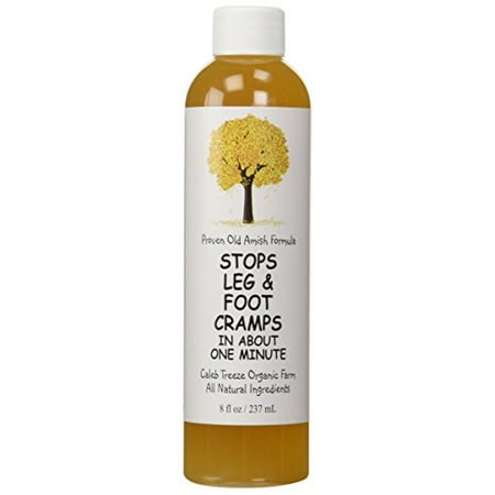 Caleb Treeze Organic Farm Stops Leg Foot Cramps 8 fl oz 237 ml (Best Way To Stop Leg Cramps)