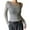 Grey, variant on Puliio Women's Shirts Sheer Mesh Off The Shoulder Long Sleeve See Through Shirts Going Out Party Club Sexy Blouses