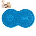thumbnail image 1 of Alfombrilla para arena para gatos, mantel individual para mascotas, alfombrilla para el suelo para gatos, alfombrilla para arena, alfombrilla para inodoro para gatos, alfombrilla para arena para gatos, Figura 8 (azul claro) oso de fresa Electrónica, 1 of 5