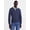 Sepia Blue, variant on Men's and Big Men's Rugby Shirt with Long Sleeve, Size S-3XL