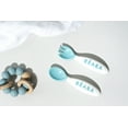 thumbnail image 4 of BEABA Toddler Cutlery, Toddler Utensils, Baby Fork and Spoon Set of 10, Breeze, 4 of 5